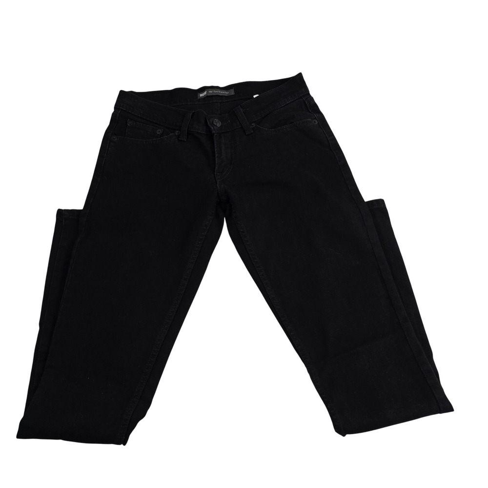 Levi's 524 Too Superlow Black Skinny Jeans Women's Size 5
